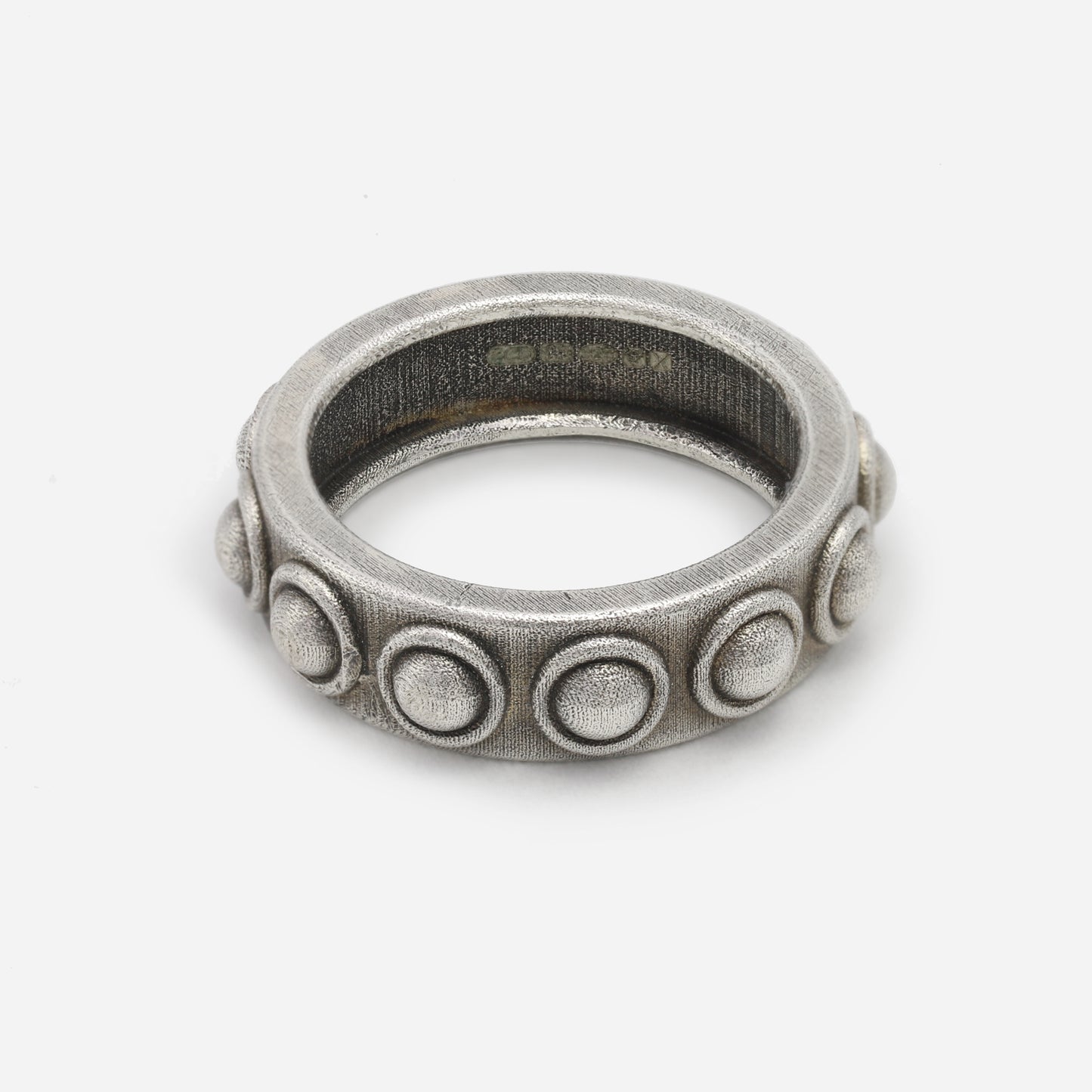 Titan Pantheon Ring in Oxidized Silver