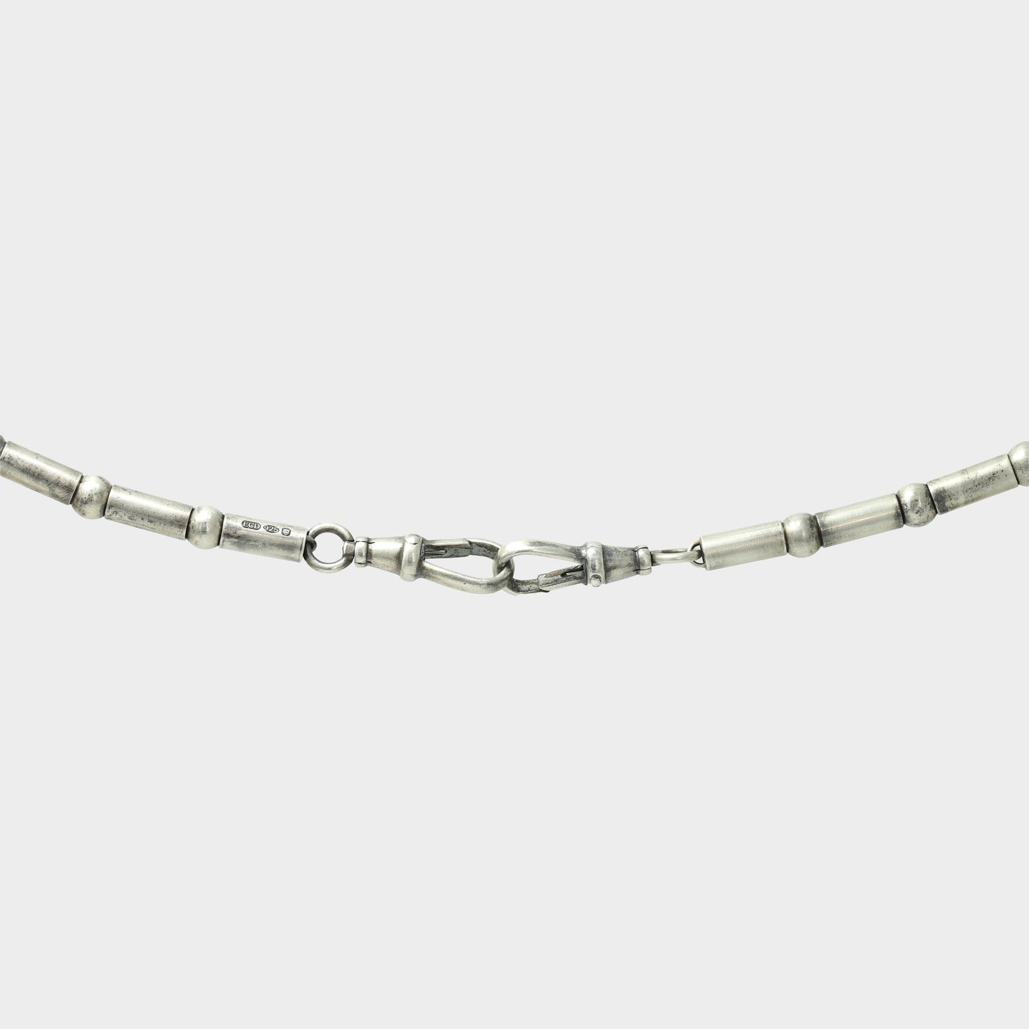 15 Inch Signature Silver Beaded Necklace