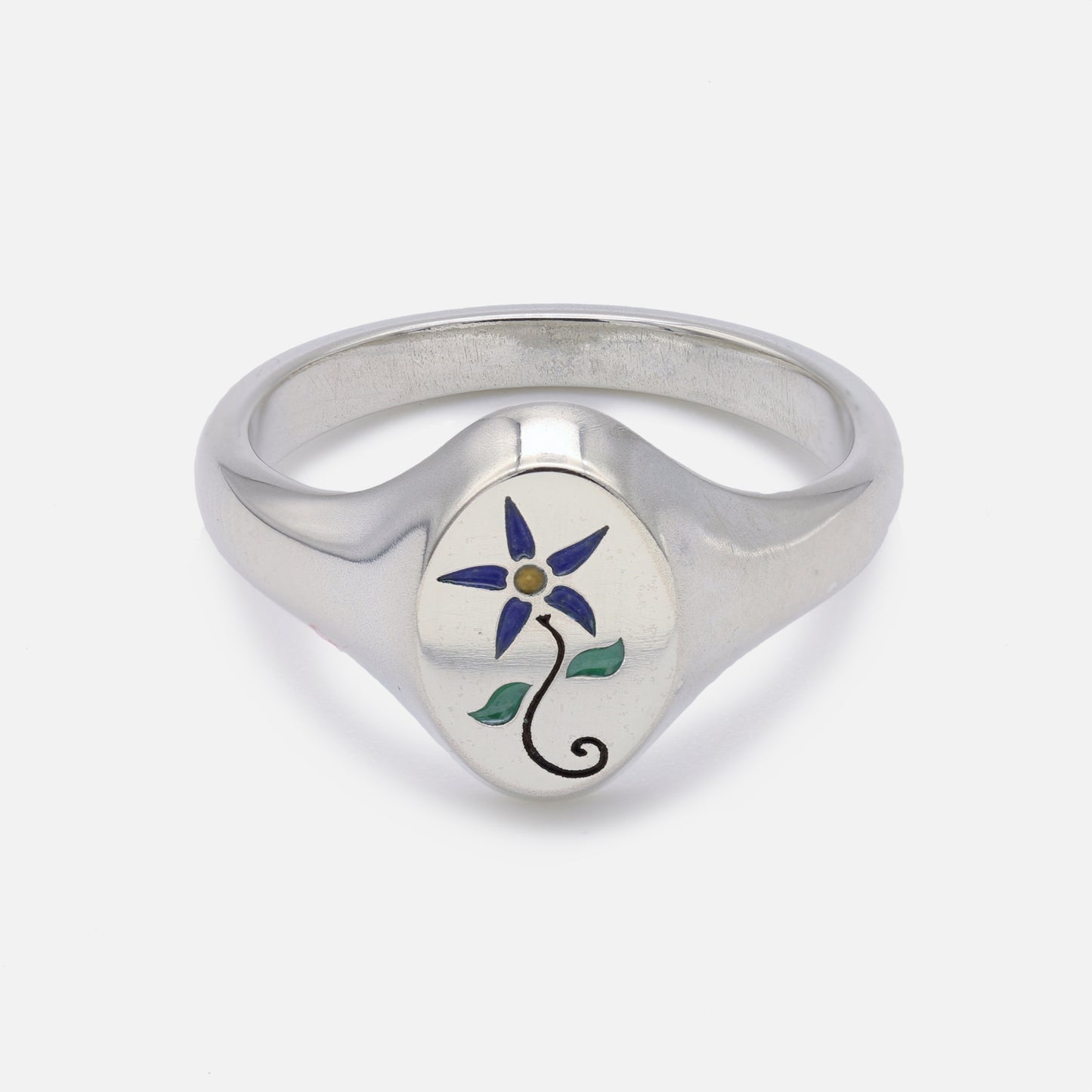 Flora Signet Ring