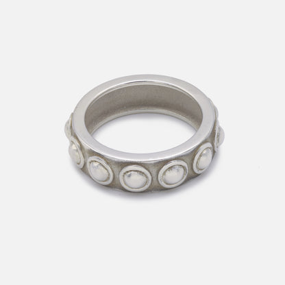Titan Pantheon Ring in Polished Silver