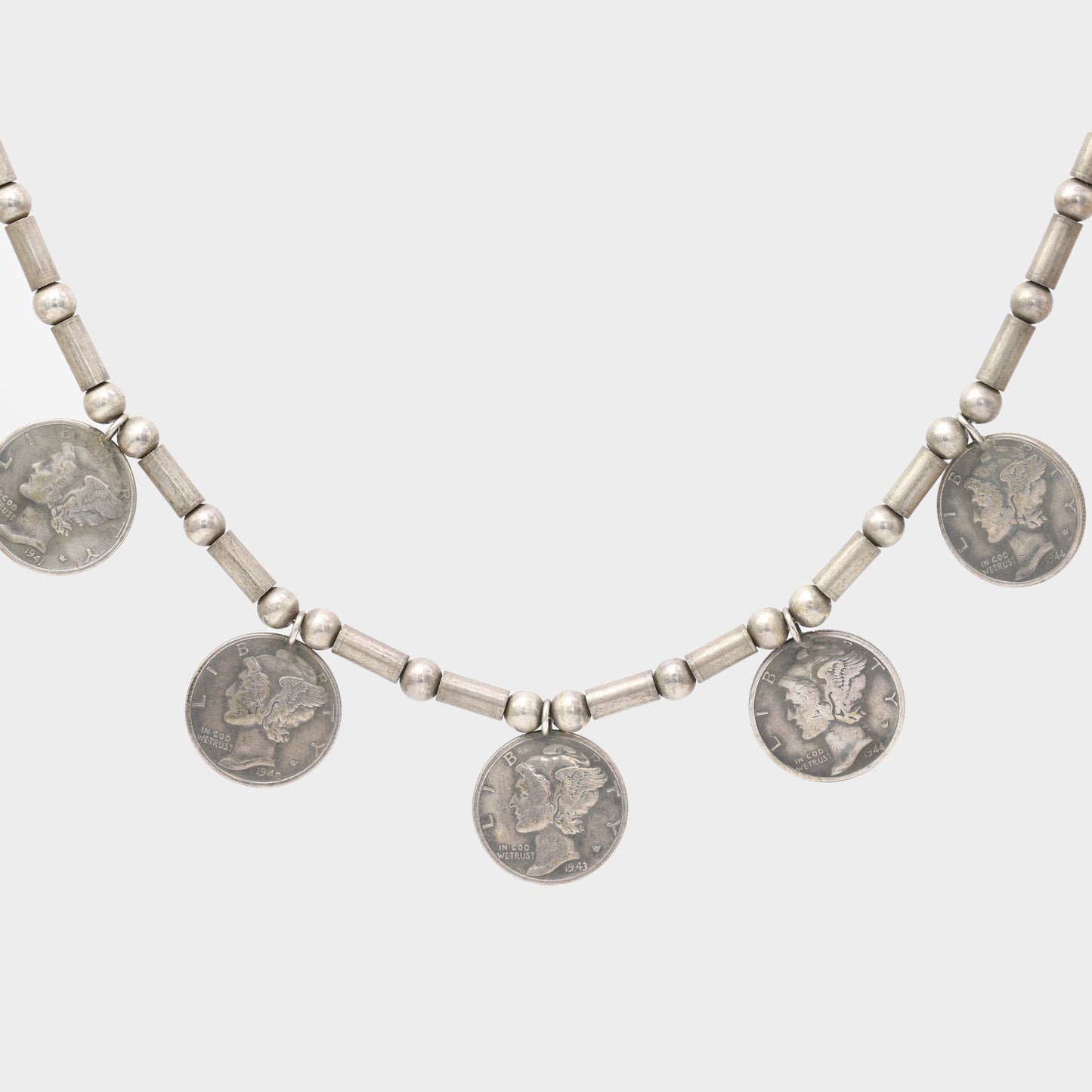 Mercury Dime Amulet Necklace