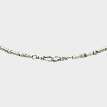 17 Inch Signature Silver Beaded Necklace